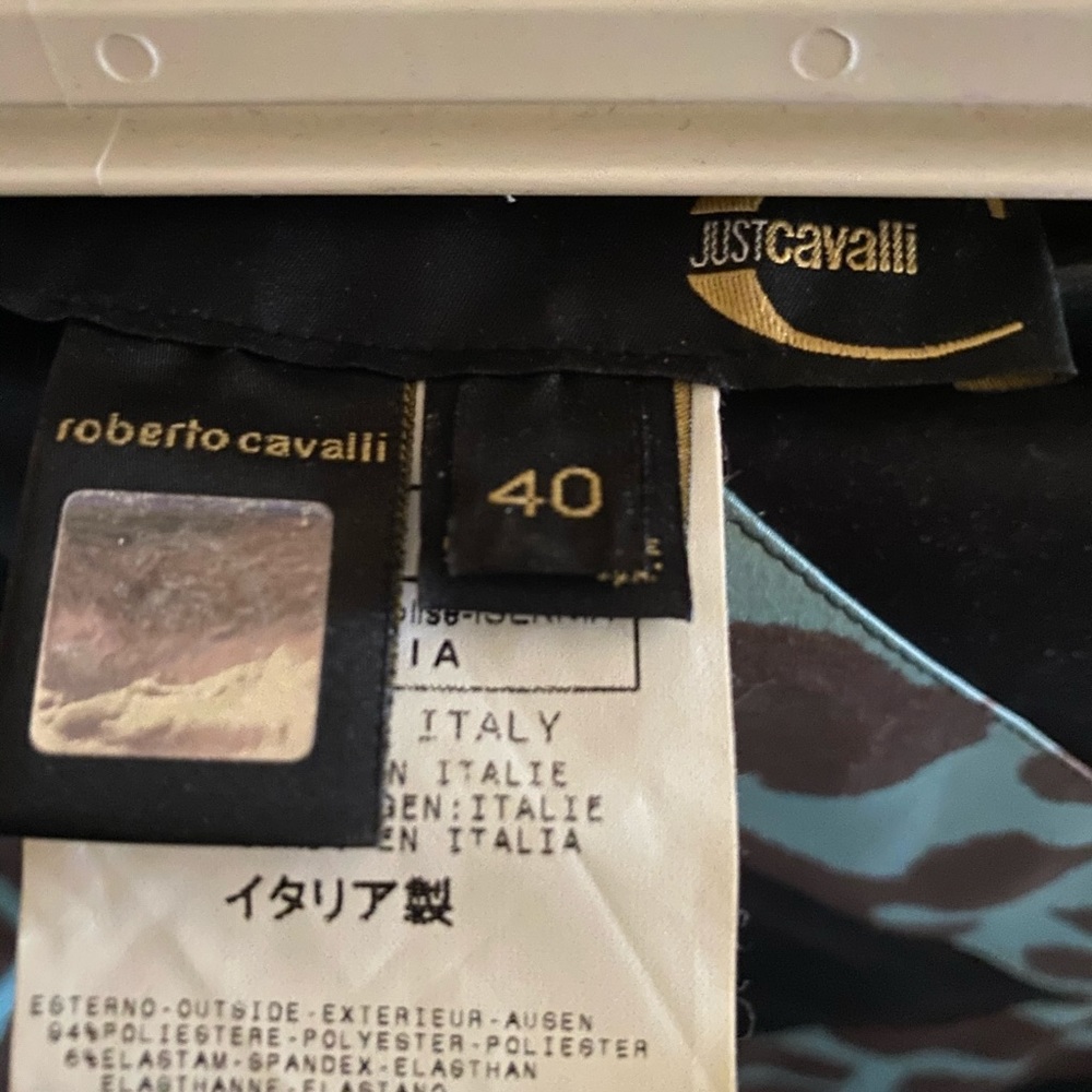 Roberto Cavalli Draped Giraffe print skirt - Picture 2 of 2